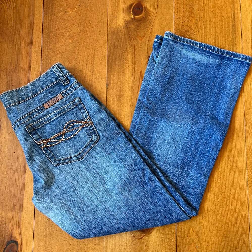 Cowgirl Tuff mid rise Denim Jeans 28x31